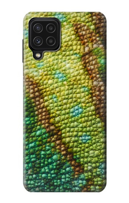 W3057 Lizard Skin Graphic Printed Hard Case and Leather Flip Case For Samsung Galaxy M22