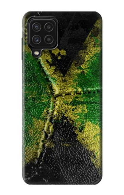 W3319 Jamaica Flag Vintage Football Graphic Hard Case and Leather Flip Case For Samsung Galaxy M22