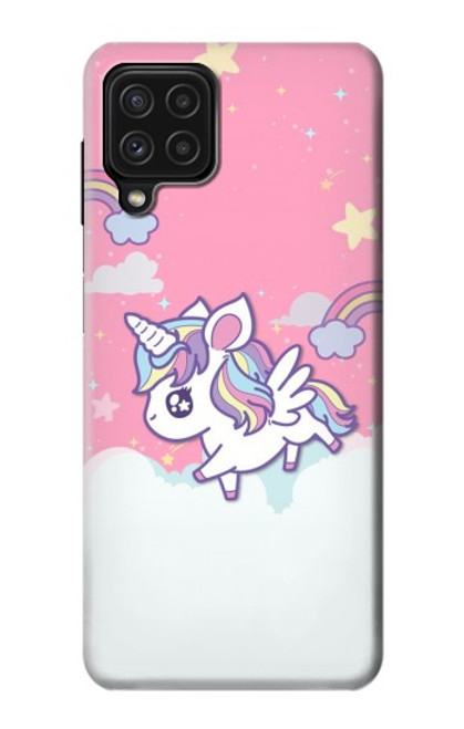 W3518 Unicorn Cartoon Hard Case and Leather Flip Case For Samsung Galaxy M22