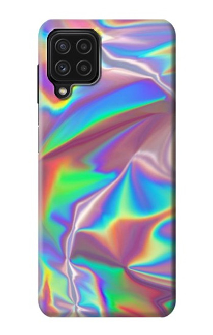 W3597 Holographic Photo Printed Hard Case and Leather Flip Case For Samsung Galaxy M22