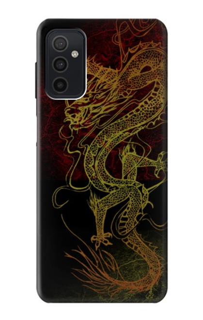 W0354 Chinese Dragon Hard Case and Leather Flip Case For Samsung Galaxy M52 5G