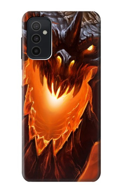 W0414 Fire Dragon Hard Case and Leather Flip Case For Samsung Galaxy M52 5G