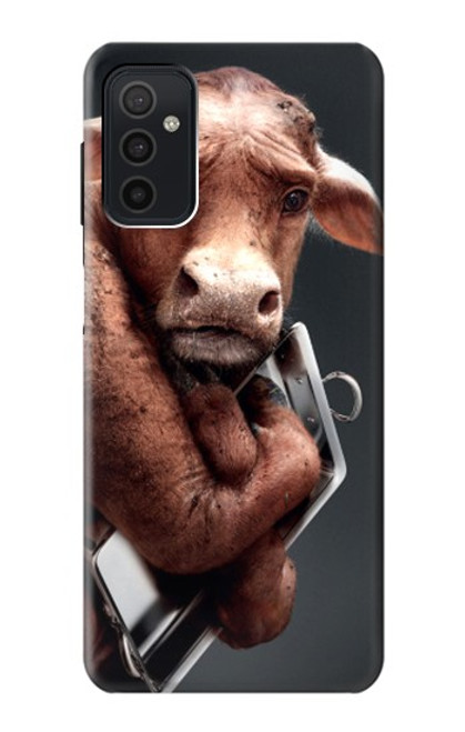 W1271 Crazy Cow Hard Case and Leather Flip Case For Samsung Galaxy M52 5G