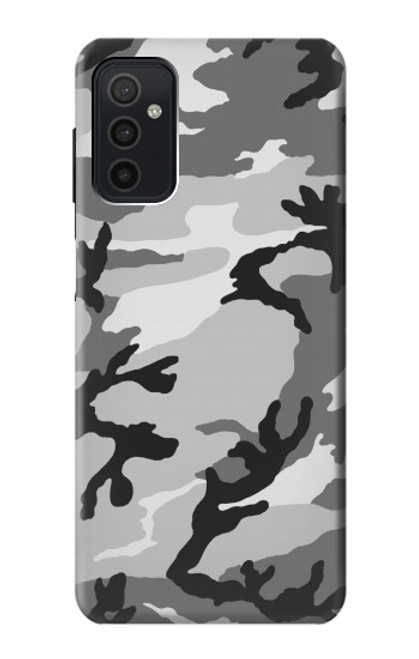 W1721 Snow Camouflage Graphic Printed Hard Case and Leather Flip Case For Samsung Galaxy M52 5G