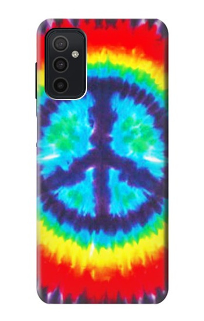 W1870 Tie Dye Peace Hard Case and Leather Flip Case For Samsung Galaxy M52 5G