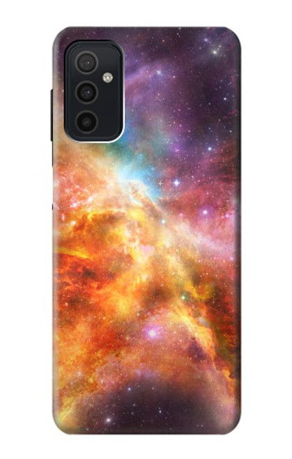 W1963 Nebula Rainbow Space Hard Case and Leather Flip Case For Samsung Galaxy M52 5G