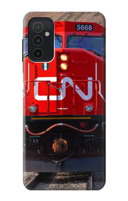 W2774 Train Canadian National Railway Hard Case and Leather Flip Case For Samsung Galaxy M52 5G