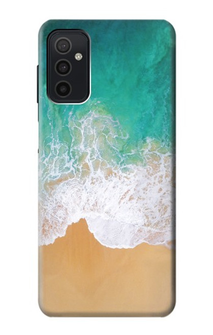 W3150 Sea Beach Hard Case and Leather Flip Case For Samsung Galaxy M52 5G