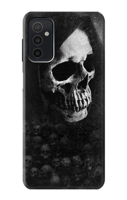 W3333 Death Skull Grim Reaper Hard Case and Leather Flip Case For Samsung Galaxy M52 5G