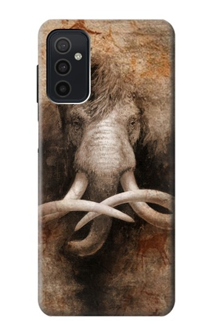 W3427 Mammoth Ancient Cave Art Hard Case and Leather Flip Case For Samsung Galaxy M52 5G