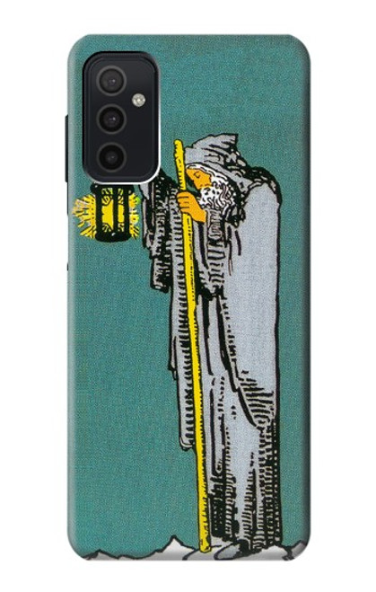 W3741 Tarot Card The Hermit Hard Case and Leather Flip Case For Samsung Galaxy M52 5G