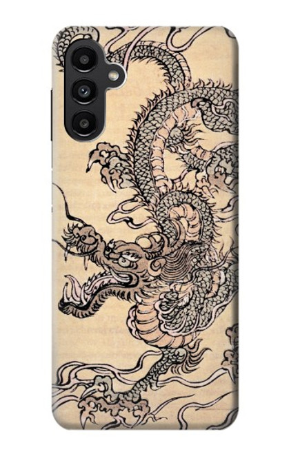 W0318 Antique Dragon Hard Case and Leather Flip Case For Samsung Galaxy A13 5G