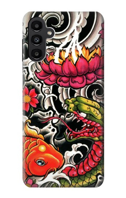 W0605 Yakuza Tattoo Hard Case and Leather Flip Case For Samsung Galaxy A13 5G