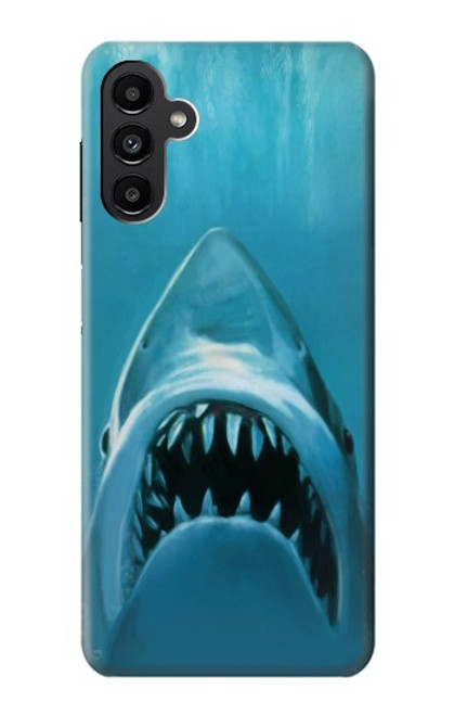 W0830 White Shark Hard Case and Leather Flip Case For Samsung Galaxy A13 5G