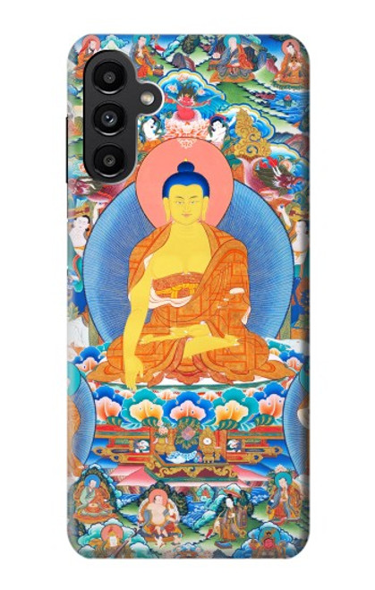 W1256 Buddha Paint Hard Case and Leather Flip Case For Samsung Galaxy A13 5G