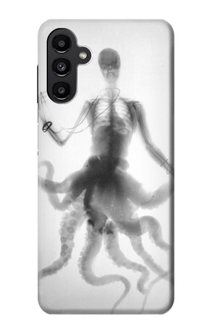 W1432 Skull Octopus X-ray Hard Case and Leather Flip Case For Samsung Galaxy A13 5G