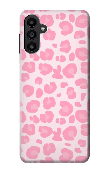 W2213 Pink Leopard Pattern Hard Case and Leather Flip Case For Samsung Galaxy A13 5G