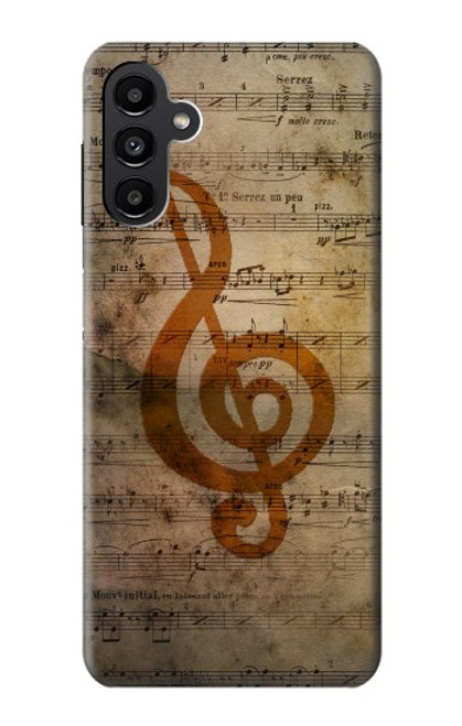 W2368 Sheet Music Notes Hard Case and Leather Flip Case For Samsung Galaxy A13 5G