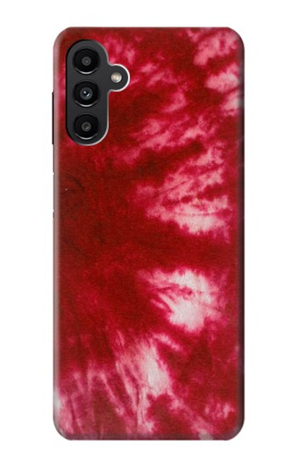 W2480 Tie Dye Red Hard Case and Leather Flip Case For Samsung Galaxy A13 5G