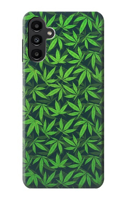 W2666 Marijuana Pattern Hard Case and Leather Flip Case For Samsung Galaxy A13 5G