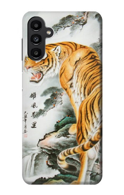 W2750 Oriental Chinese Tiger Painting Hard Case and Leather Flip Case For Samsung Galaxy A13 5G