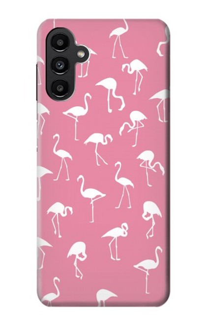 W2858 Pink Flamingo Pattern Hard Case and Leather Flip Case For Samsung Galaxy A13 5G