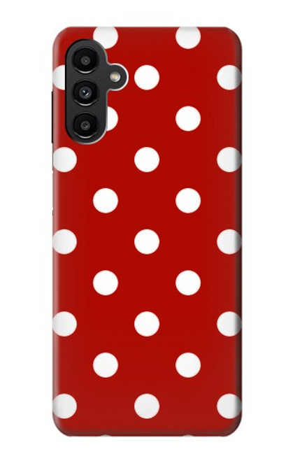 W2951 Red Polka Dots Hard Case and Leather Flip Case For Samsung Galaxy A13 5G