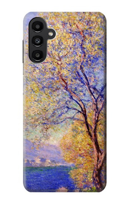 W3339 Claude Monet Antibes Seen from the Salis Gardens Hard Case and Leather Flip Case For Samsung Galaxy A13 5G