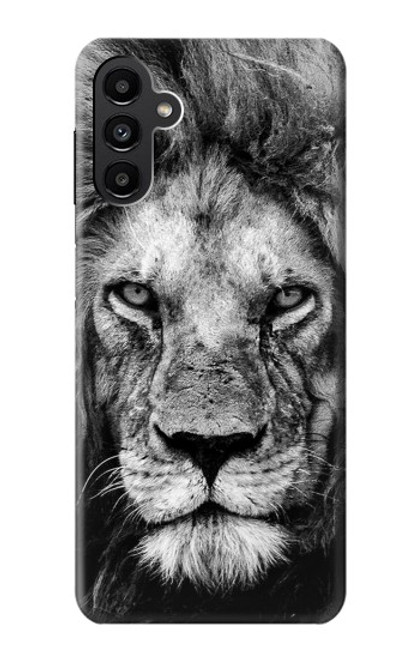 W3372 Lion Face Hard Case and Leather Flip Case For Samsung Galaxy A13 5G