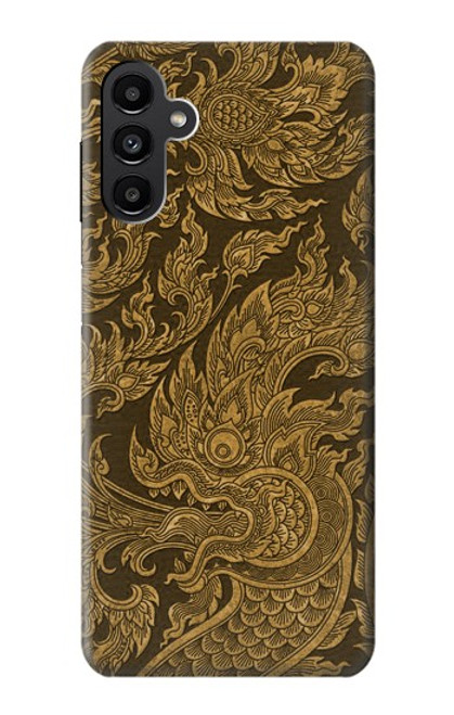 W3382 Thai Art Naga Hard Case and Leather Flip Case For Samsung Galaxy A13 5G