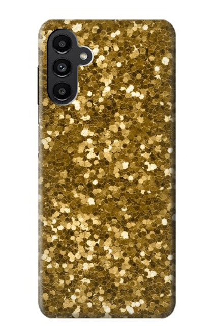 W3388 Gold Glitter Graphic Print Hard Case and Leather Flip Case For Samsung Galaxy A13 5G