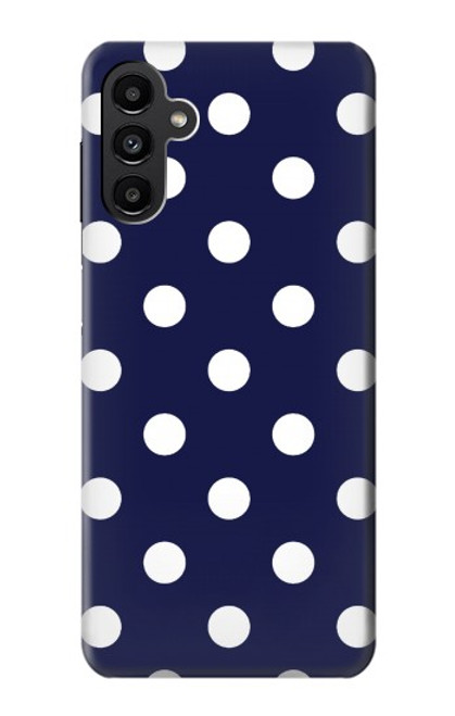 W3533 Blue Polka Dot Hard Case and Leather Flip Case For Samsung Galaxy A13 5G