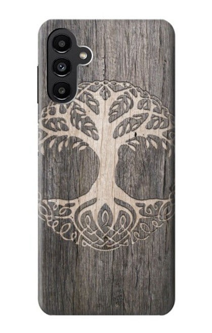 W3591 Viking Tree of Life Symbol Hard Case and Leather Flip Case For Samsung Galaxy A13 5G