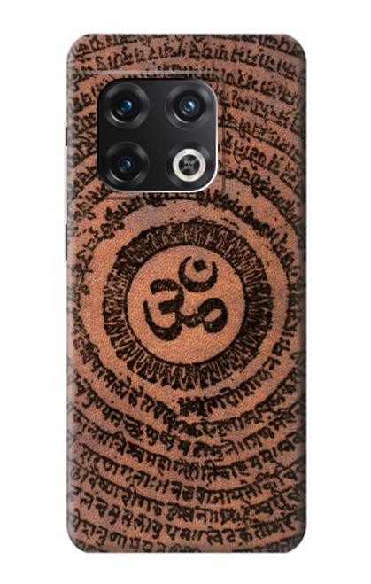 W2874 Om Symbol Tattoo Hard Case and Leather Flip Case For OnePlus 10 Pro