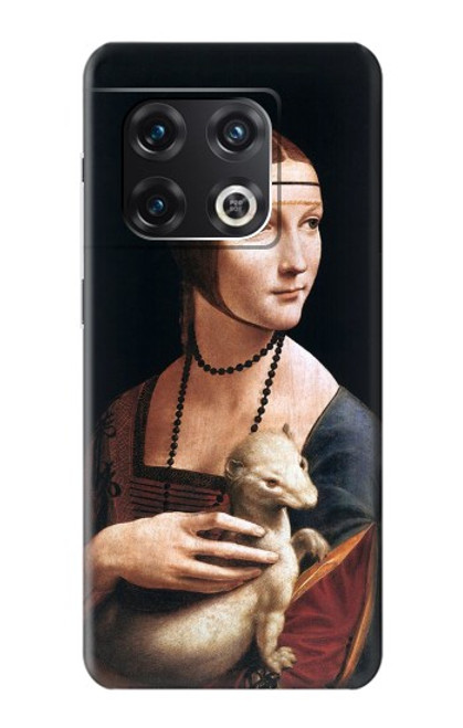 W3471 Lady Ermine Leonardo da Vinci Hard Case and Leather Flip Case For OnePlus 10 Pro