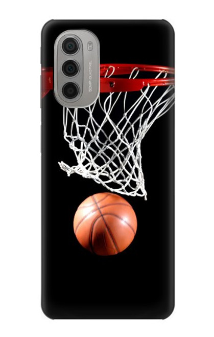 W0066 Basketball Hard Case and Leather Flip Case For Motorola Moto G51 5G