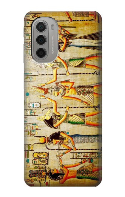 W0272 Egypt Wall Art Hard Case and Leather Flip Case For Motorola Moto G51 5G