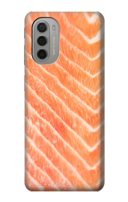 W2700 Salmon Fish Graphic Hard Case and Leather Flip Case For Motorola Moto G51 5G