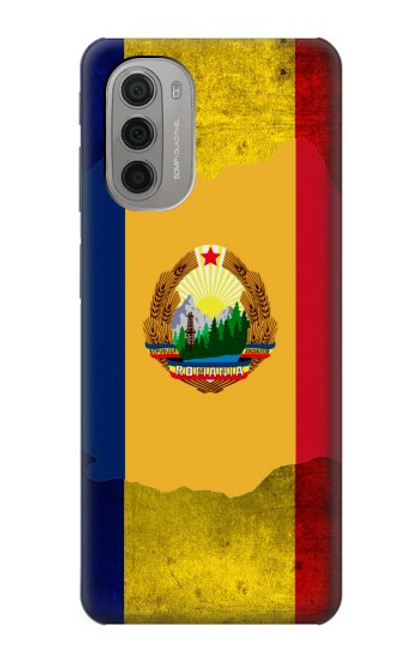 W3021 Romania Flag Hard Case and Leather Flip Case For Motorola Moto G51 5G