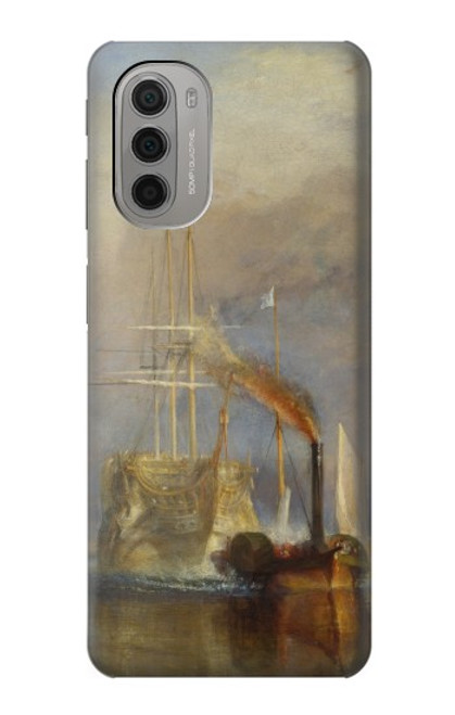 W3338 J. M. W. Turner The Fighting Temeraire Hard Case and Leather Flip Case For Motorola Moto G51 5G