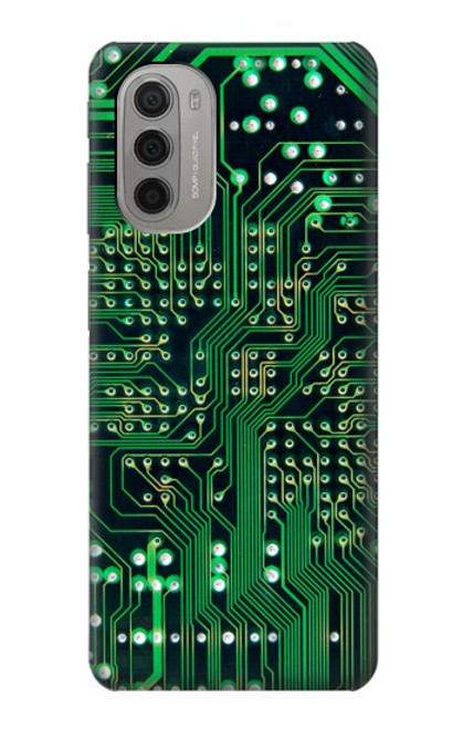 W3392 Electronics Board Circuit Graphic Hard Case and Leather Flip Case For Motorola Moto G51 5G