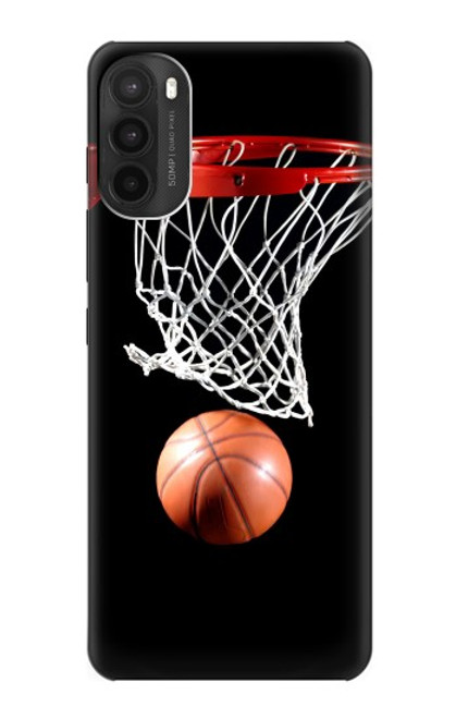 W0066 Basketball Hard Case and Leather Flip Case For Motorola Moto G71 5G