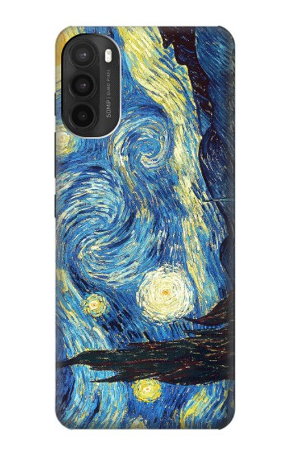 W0213 Van Gogh Starry Nights Hard Case and Leather Flip Case For Motorola Moto G71 5G