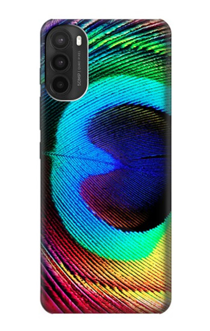 W0511 Peacock Hard Case and Leather Flip Case For Motorola Moto G71 5G