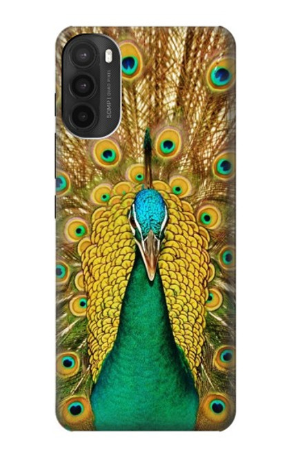 W0513 Peacock Hard Case and Leather Flip Case For Motorola Moto G71 5G