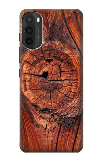 W0603 Wood Graphic Printed Hard Case and Leather Flip Case For Motorola Moto G71 5G