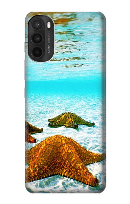 W1679 Starfish Sea Beach Hard Case and Leather Flip Case For Motorola Moto G71 5G