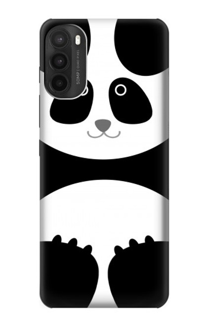 W2085 Panda Minimalist Hard Case and Leather Flip Case For Motorola Moto G71 5G