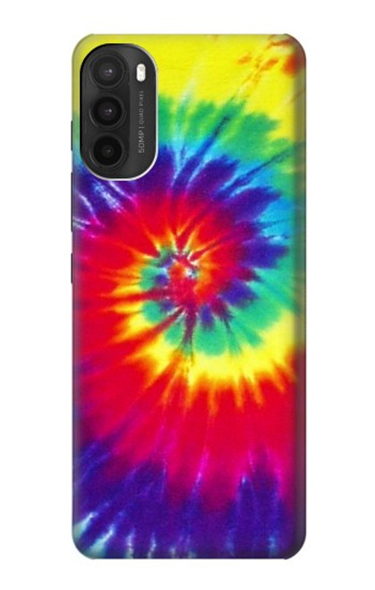 W2884 Tie Dye Swirl Color Hard Case and Leather Flip Case For Motorola Moto G71 5G