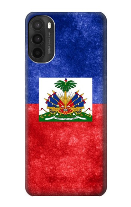 W3022 Haiti Flag Hard Case and Leather Flip Case For Motorola Moto G71 5G